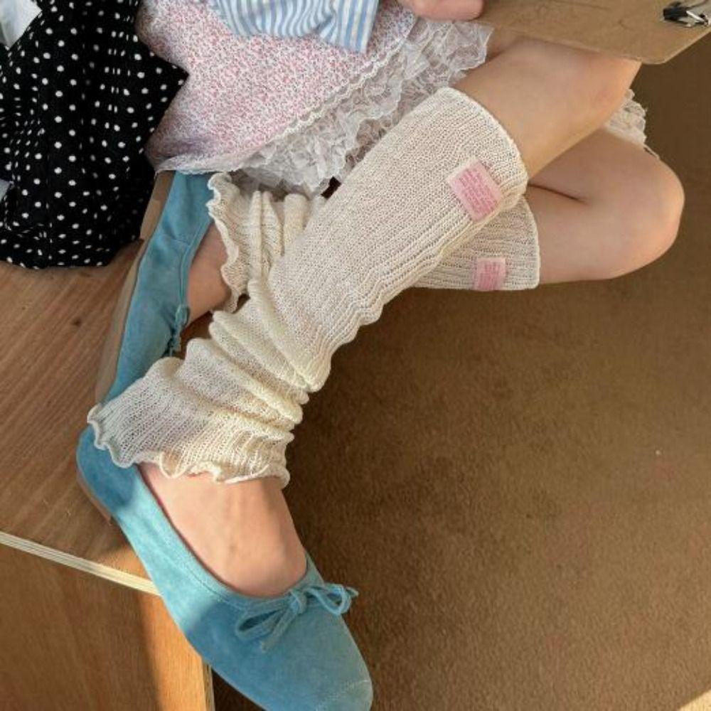 Breathable Knitted Socks Harajuku Street Mid-tube Socks New Lolita Socks