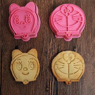 Stampi in Plastica 2 PZ/Lotto Stampo Tagliapasta a Stantuffo in Plastica Motivo Orso Coniglio Stampo in Silicone per Cottura