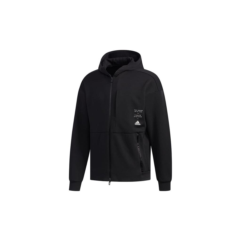 adidas Jackets Men's Black Hooded Moderate Other ED1948