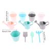 1:12 Dollhouse Miniature Watering Can Bucket Sprinkler Shovel Model Gardening Tools Decor Toy Doll House Accessories