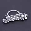 För Jeep 1 st Bilemblem Nyckelring Present Nyckelring För Jeep Grand Cherokee Wrangler JL Gladiator Compass Renegade Patriot Interiör