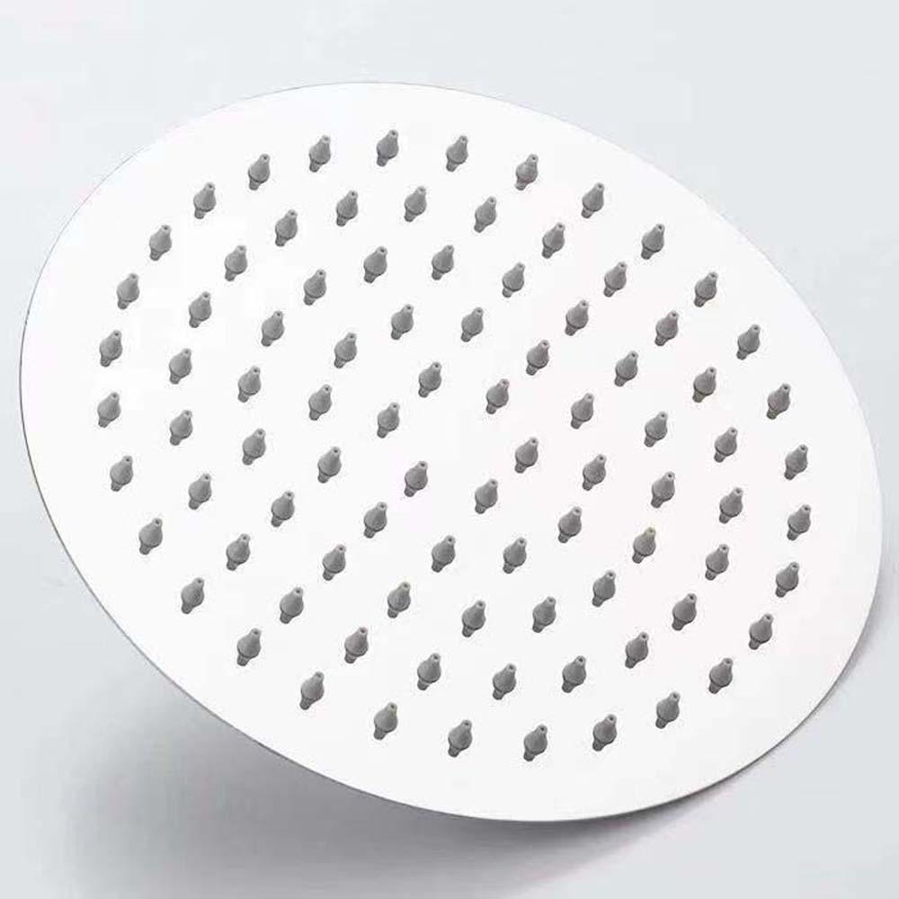 Round Pressurized Shower Nozzle Square Large Panel Showerhead Shower Heads High Pressure  Universal