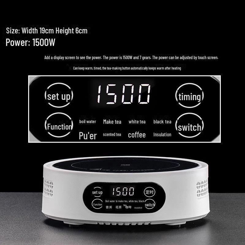 Michu Electric Ceramic Stove Tea Maker: Compact Automatic Water Boiler with Heat Preservation.