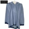 MM6 S52GU0076 Draped Pullover Hoodie Tops S blueUsed