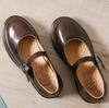 [MIDIRO] Loafers for Women - Mary Shoes - Cute Lolita Style - Suitable for Hakama - Comfortable to Walk In - Thick Sole - Water-Repellent - Quick-Dryi