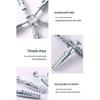 8mm X 6mm Metal Self-Tapping Expansion Plug Set with Extended Drywall Screw