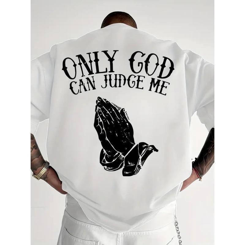 Only God Can Judge Me Graphic T-Shirt God Unisex T-Shirt S-5XL Q836 S