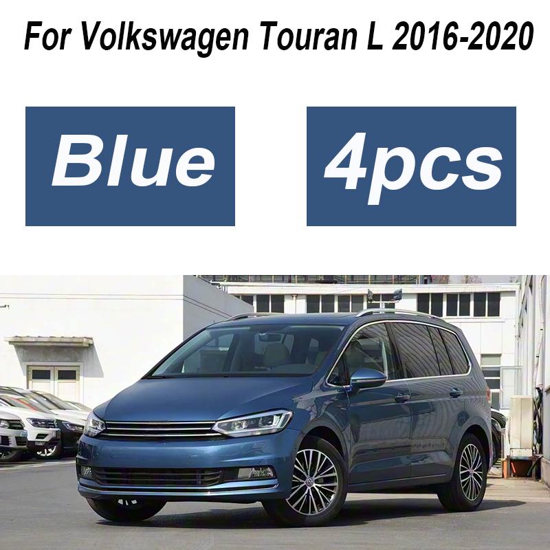 For Volkswagen Touran MK2 Accessories 2016 2017- 4PCS Front Muds Splash Guards Rear Mud Flaps Fender Flares Car Accessories