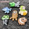 10Pcs/Set Brainrot Tung Sahur Figure Toy Tralalero Tralala Figures Bombardino Crocodilo Shimpanzini Bananini Model Decor Doll Gi