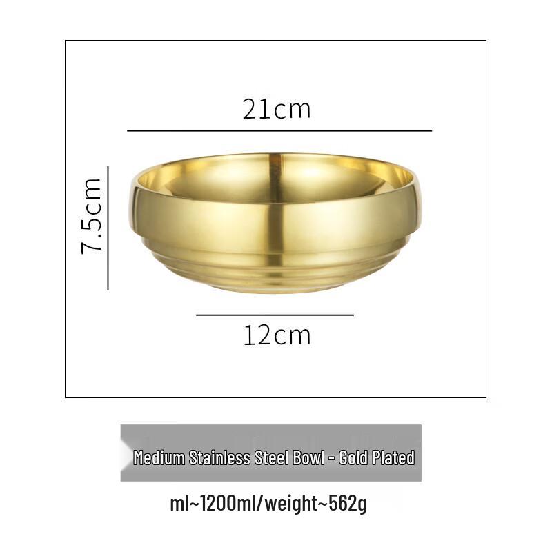 ZISIZ Stainless Steel Large Noodle Bowl