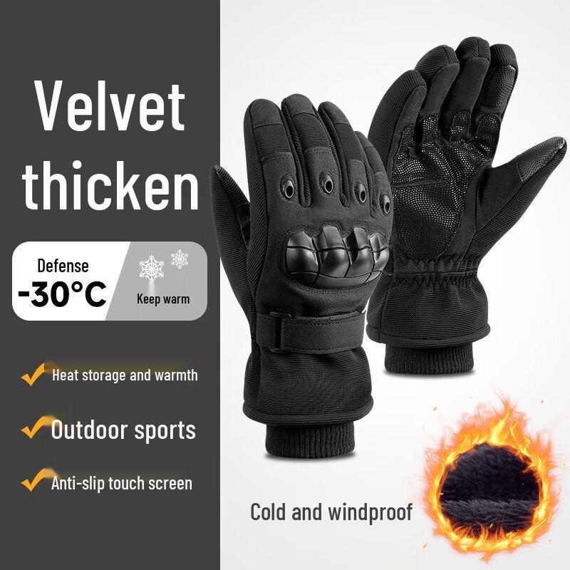 Men s Winter Motorcycle Gloves with Touchscreen