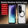 Battle Shadow Series Armor Phone Case for Vivo V40,V40 Pro Shockproof Anti‑Drop Protective Cover