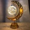 Cross-Border Iron Moon Night Light Festival Decoration for Bedroom