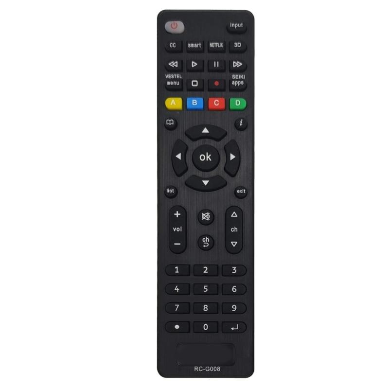 

RCG008 TV Remote Control Television Remote for Multiple Television Models User Friendly Fast Responses Performances 1