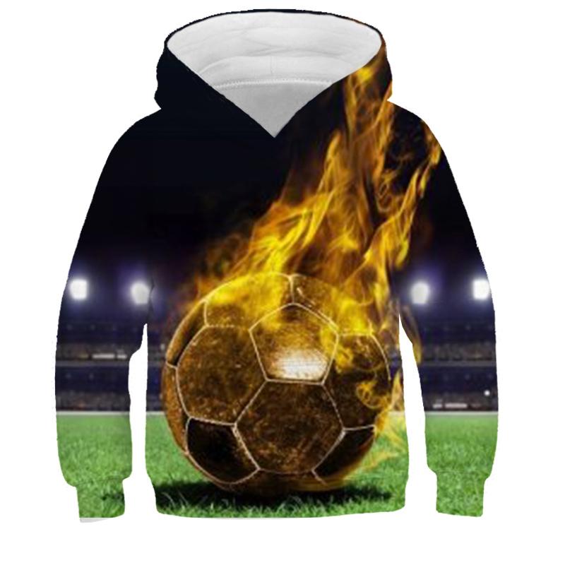 Hoodies 3d Print Football Nets Sweatshirts Boys Girls Unisex Hooded Fashion Sweatshirts Kids Long Sleeves Clothes Coat