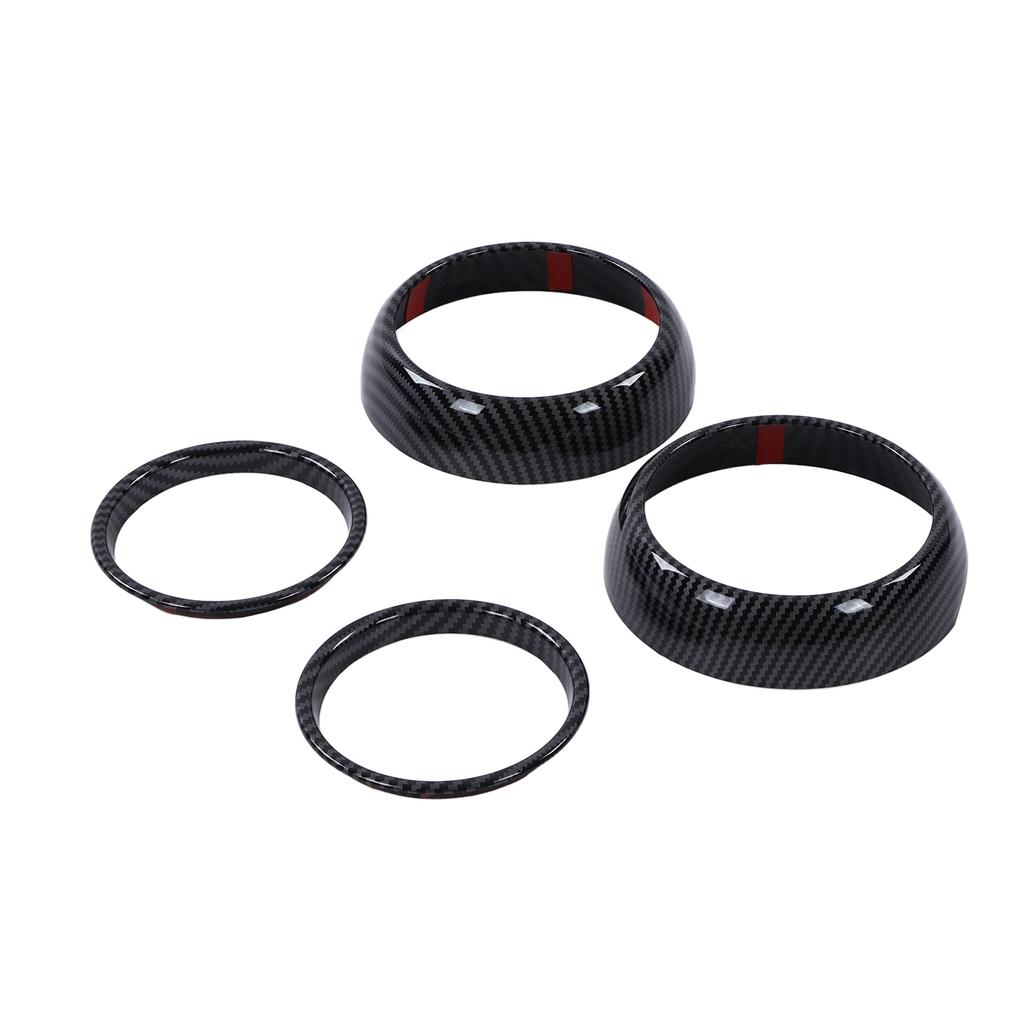 4pcs Carbon Fiber Style Air Vent Cover Trims Replacement F55 F56 F57 Hatchback 2014‑2021