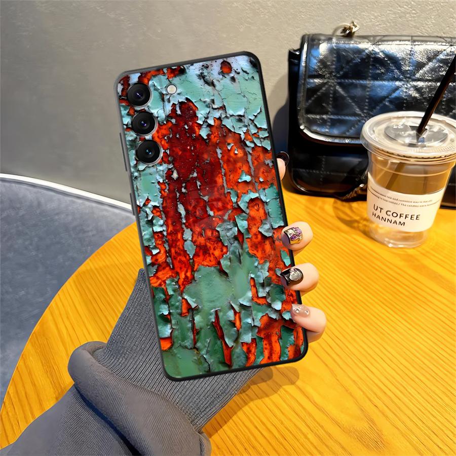 Case for Samsung Galaxy A05 Note 20 Ultra 9 10 A50 A70 A30 A40 A04 A06 A07 A10 A20 A03 A01 A02 Phone Cover Retro Rust