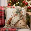 Gingerbread Man Christmas Pillowcasesuitable For Sofa Car Bedroom Decorative Cushion Cover Pillow Cover
