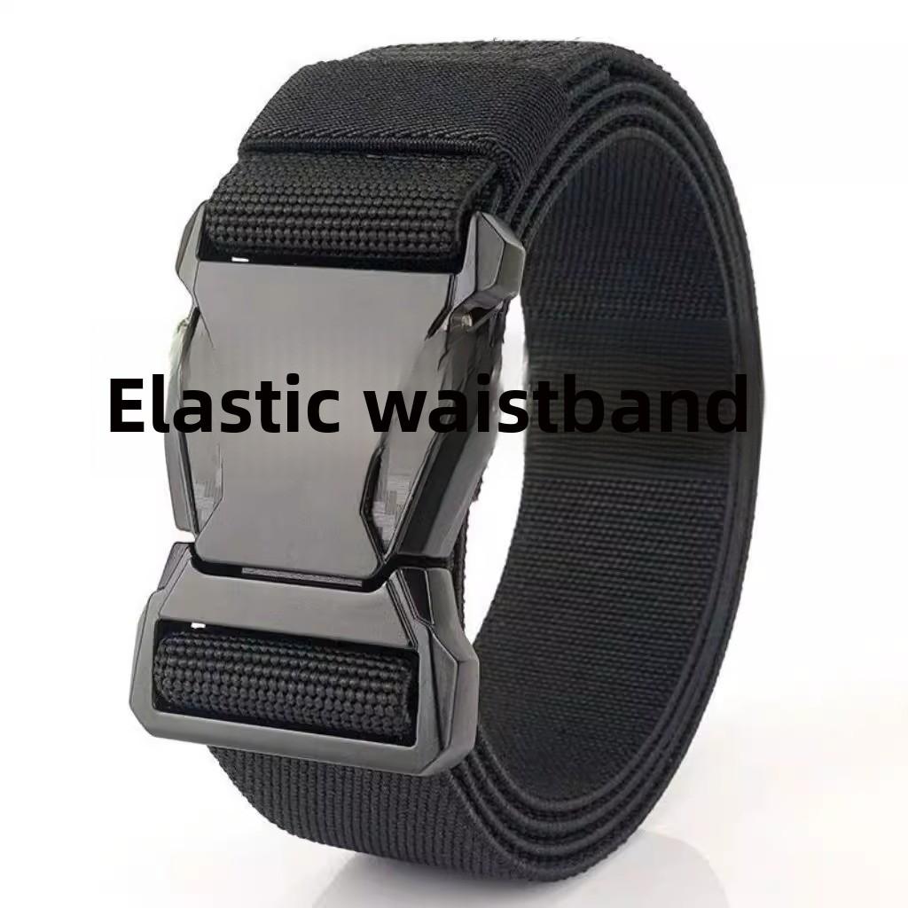 Men's Fashionable Versatile Outdoor Buckle-Adjustable Elasticated Belt