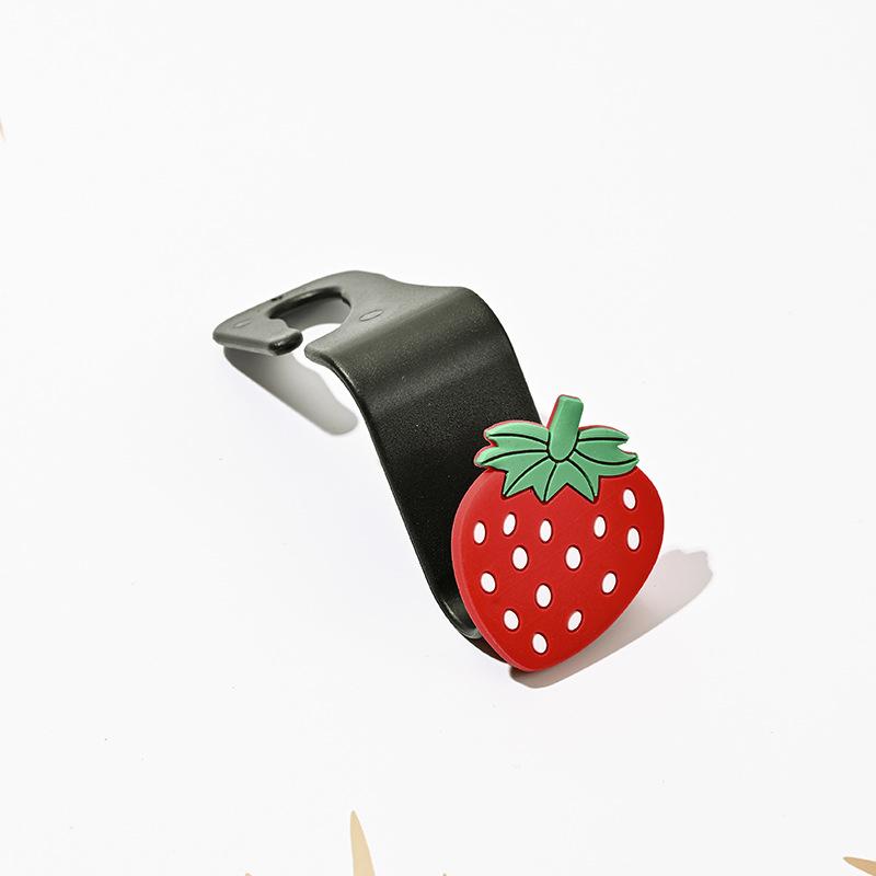 Car Seat Back Hook Universal Multifunctional Cartoon Storage Hook Automatic Rear Seat Mobile Phone Tablet Holder Hanging Hooks