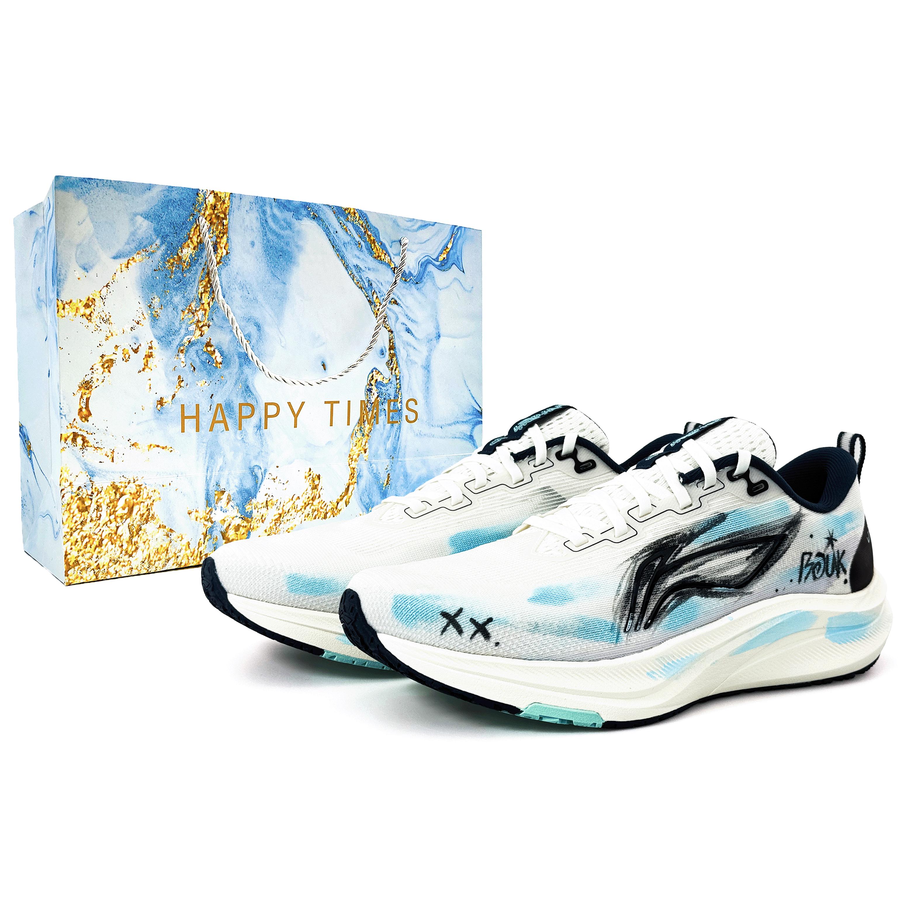 Li Ning Red Hare 8 Cushioning Slip Resistant Breathable Low top Casual Running Shoes Men s ARPV001-1(Team1542-LD) 39