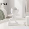 Smooth Surface Flowerpot Fun Workout Figure Planter, Modern Resin Treadmill Runner Plant Pot, Dumbbell Fitness Themed Decor Body Builder Holder, Cute