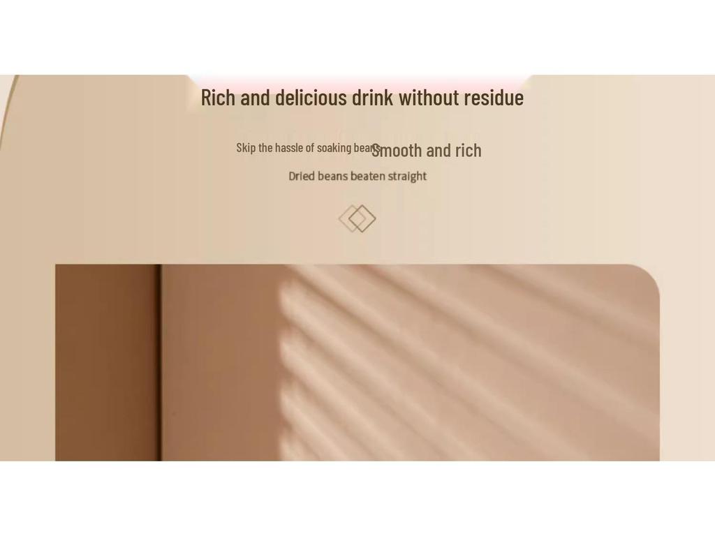 OSTMARS Fully Automatic Mini Soybean Milk Maker: Multifunctional, No Cooking or Filtering Required.