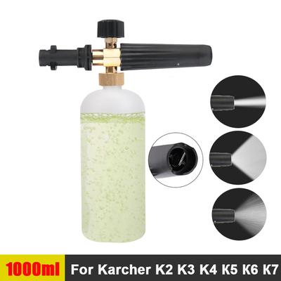 Auto-Schaumwäsche Für Karcher K2 K3 K4 K5 K6 K7 1L Schnee-Schaumlanze Hochdruckreiniger Auto-Seifenschaumgenerator
