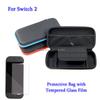 Hard Protective Case Bag for Nintendo Switch 2 Console Storage Bag Carring for Switch 2 Handbag with Tempered Glass Film for NS2