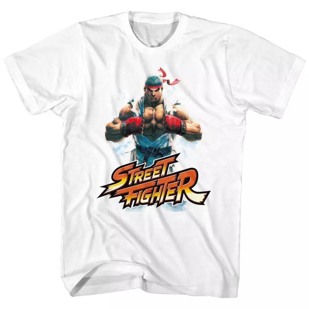 Street Fighter Ryu Fist Bump Men T Shirt XXXXL