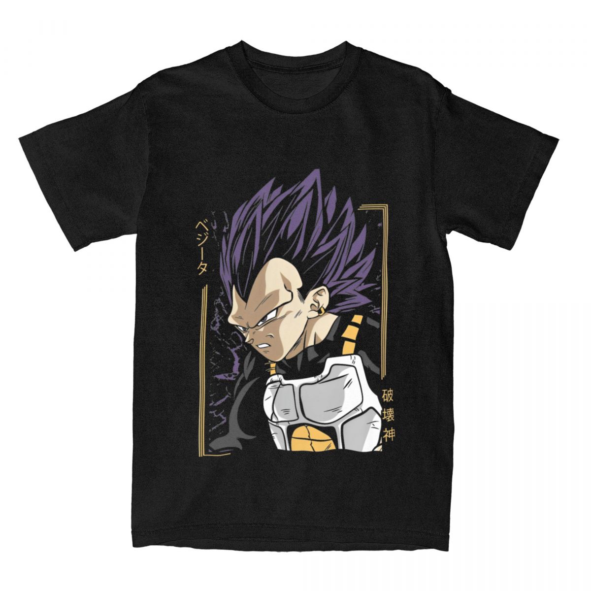 

Dragon Ball Z Веджета Ультра Его Аніме Футболка для Чоловіків Жінок Чиста Бавовна Футболки Круглий Виріз Футболки З Коротким Рукавом Одяг 4XL