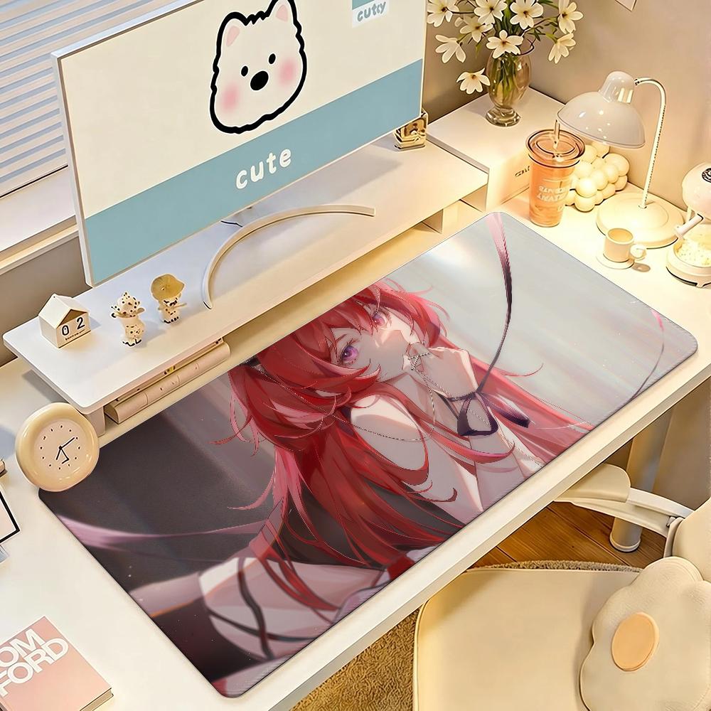 Game Arknights Endfield Laevatain Mouse Pad Anti Slip Rubber Edge Locked Thickened Laptop Gaming Desk Mat