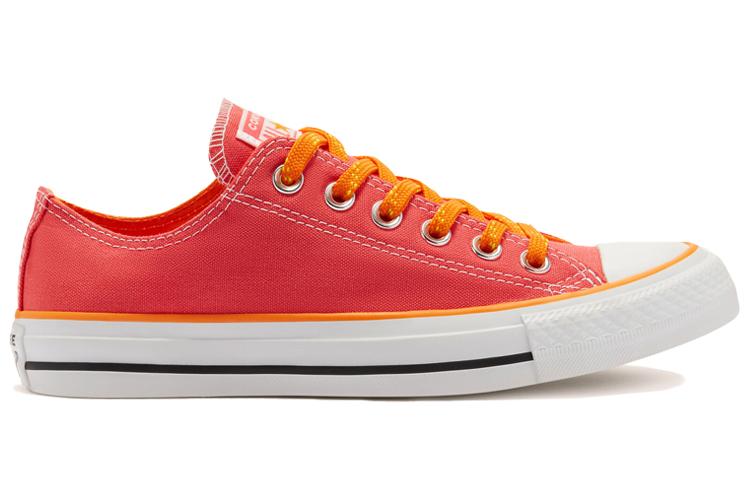 Converse Chuck Taylor All Star Neon Nights Low top Canvas Shoes Women's Orange Pink 564347F