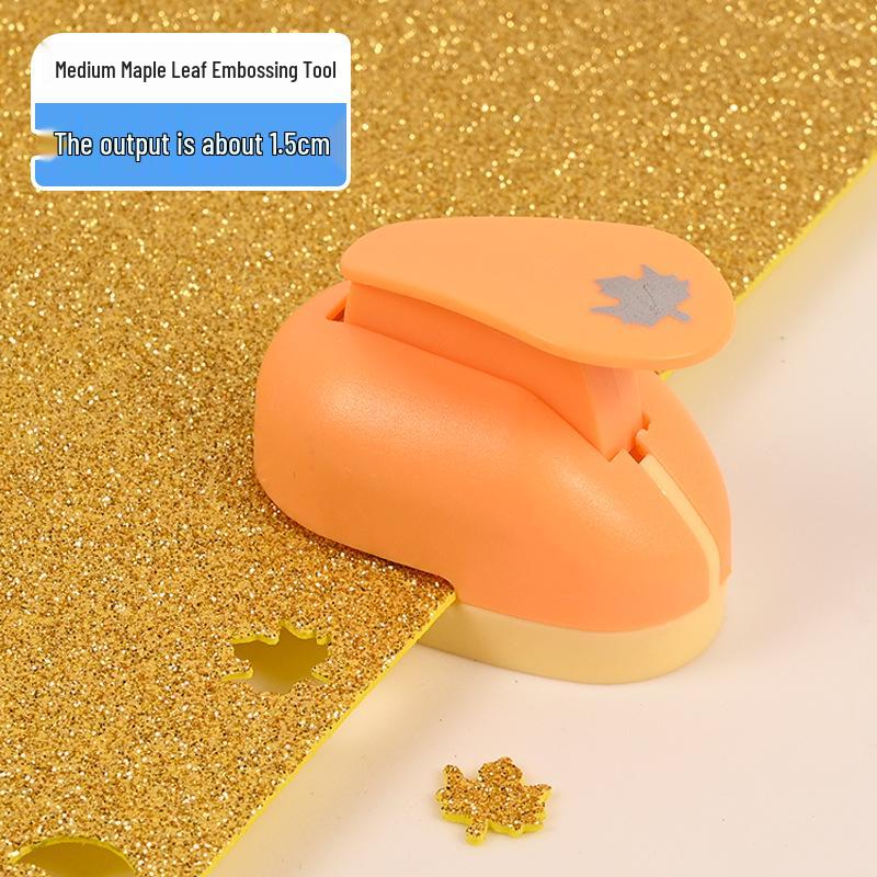 Children's DIY Embossing Machine: Easy Large Flower Punch for Kindergarten Craft and Paper-Cutting Projects