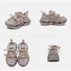 Johnature Breathable Mesh With Diamond Studded Fashionable Women's Sports lace-up Platform Shoes