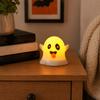 Halloween LED Candle Lights with Cute Faces - Pumpkin Shaped Flameless Night Light for Party Decor and Indoor Tabletop Decoration