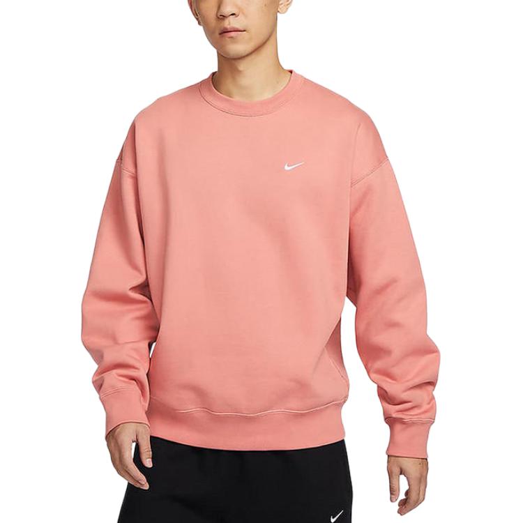 Nike Solo Swoosh As M Nk Flc Crw Sweatshirt Men's Pink DX1362-618