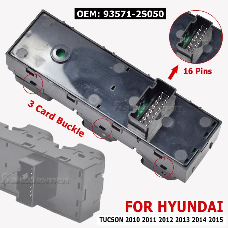 Car Auto accessorie New Electric Power Window Switch For Hyundai IX35 TUCSON 2010-2015 935712S050 93571-2S050