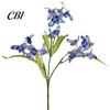 Silk Flowers for Wedding Arrangements Artificial Small Cymbidium Flowers, Faux Long Stem Fake Realistic Fresh Style Botanical Decor Home Table