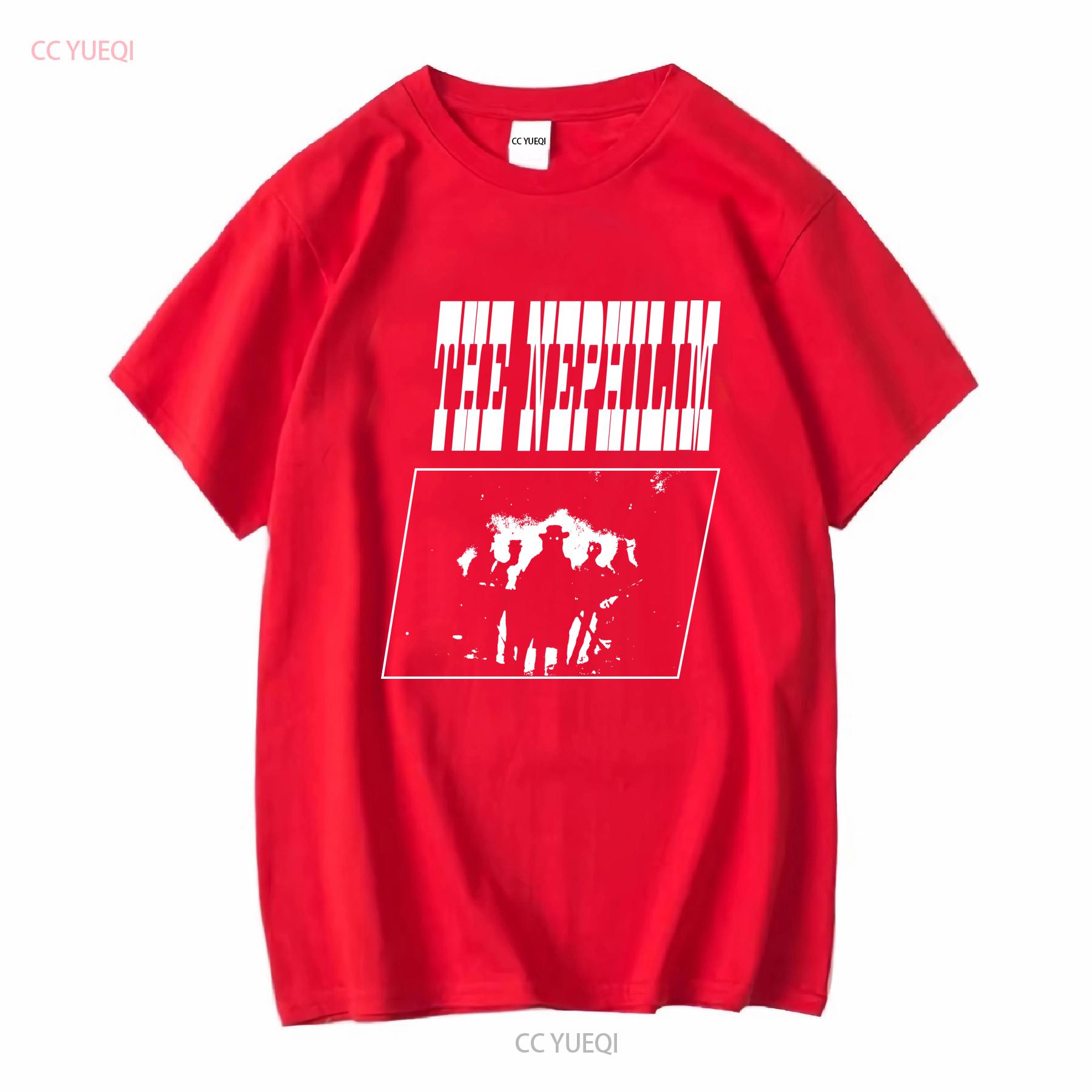 Fields of the Nephilim 1987 ConcerT T Shirt remake TE4203 vintage Washed Soft streetwear designer clothes Top For Everyday Wear S