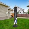 Patio Umbrella Parasol Cover Waterproof Outdoor Anti-UV Protective Cover with Zipper Patio Umbrella Cover for Outdoor Umbrellas