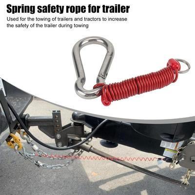 Strong Camper Car Emergency Retractable Trailer Safety Cable RV Trailer Accessories Trailer Safety Rope