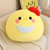 Cute Cartoon Animal Ball Shape Pillow Stuffed White Rabbit Snowman Black Crow Yellow Chick Back Support Cushion Decor Gift