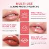1pc Transparent Lip Gloss, Non-Sticky Lip Oil, Original/Peach Flavored Tinted Lip Gloss, Reduces Lip
