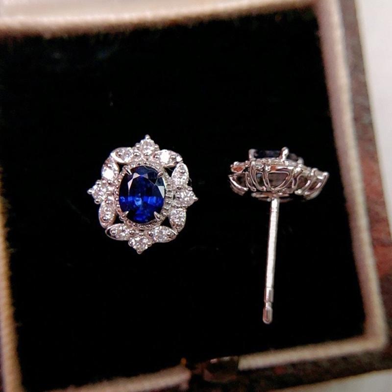 Delicate Design Stud Earrings for Female Temperament Lady Wedding Ceremony Jewelry with Bright Zirconia Chic Accessories