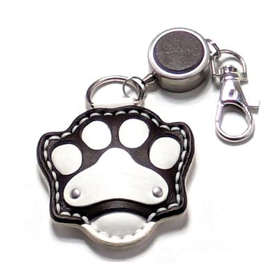 Golf-Tee-Halter aus echtem Leder, hergestellt in Japan, mit 40 cm langer Rolle, um zu verhindern, dass Tees verloren gehen oder beschädigt werden x [Sich von seiner besten Seite zeigen] Pfotenform handgenäht