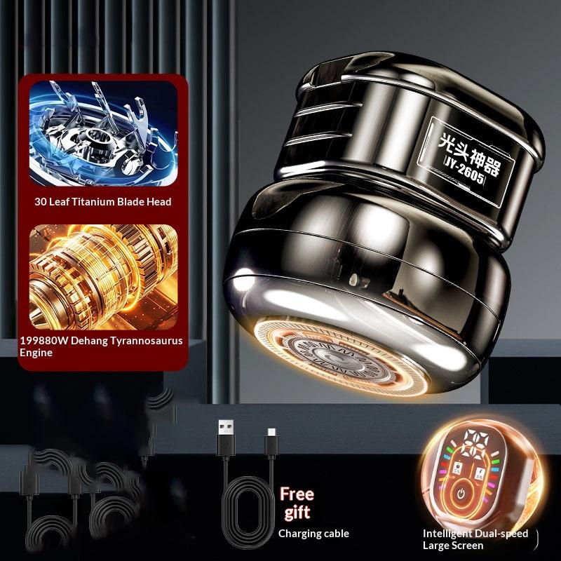 1 Set Bald Head Gadget New Upgraded Digital Hair Clipper Electric Hair Clipper Electric Pusher Dual-Purpose Shaver