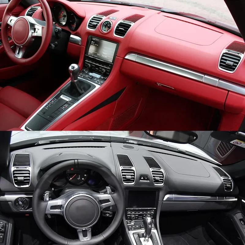 Boxster Cayman 981 Interior Car Front Dash Air Conditioner Outlet AC Vent Grille Cover Panel For Porsche 2012-2016 98155213104