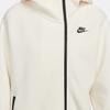 Nike Tech Fleece Irregular Hooded Loose Fit Jacket Women jackets Ivory FB8244-110