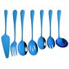 Rose Gold Western Cutlery Set Stainless Steel Tableware Spoon Fork Knife Dinnerware Set Kitchen Dinner Set Luxury Home Flatware